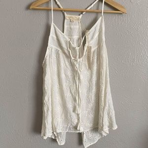 Love stitch tank top